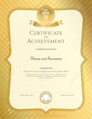 Sample Certificate 2018