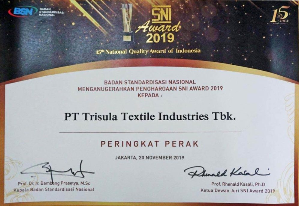 SNI Awards 2019 Peringkat Perak (20 November 2019)