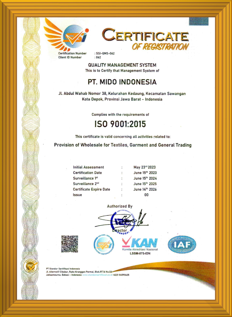 Mido_ISO 9001 2015