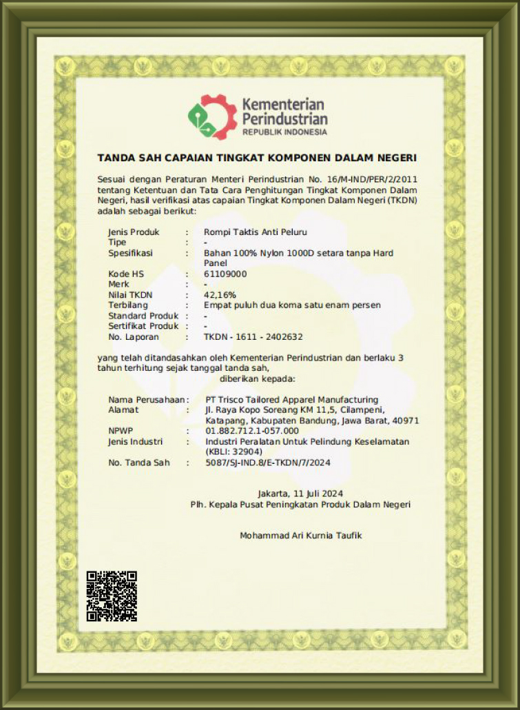 Trisco_TKDN Tactical Vest